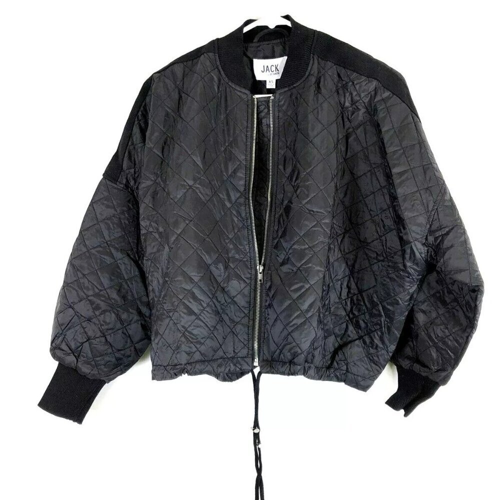 BB Dakota Women's Bomber Jacket Black Size XS